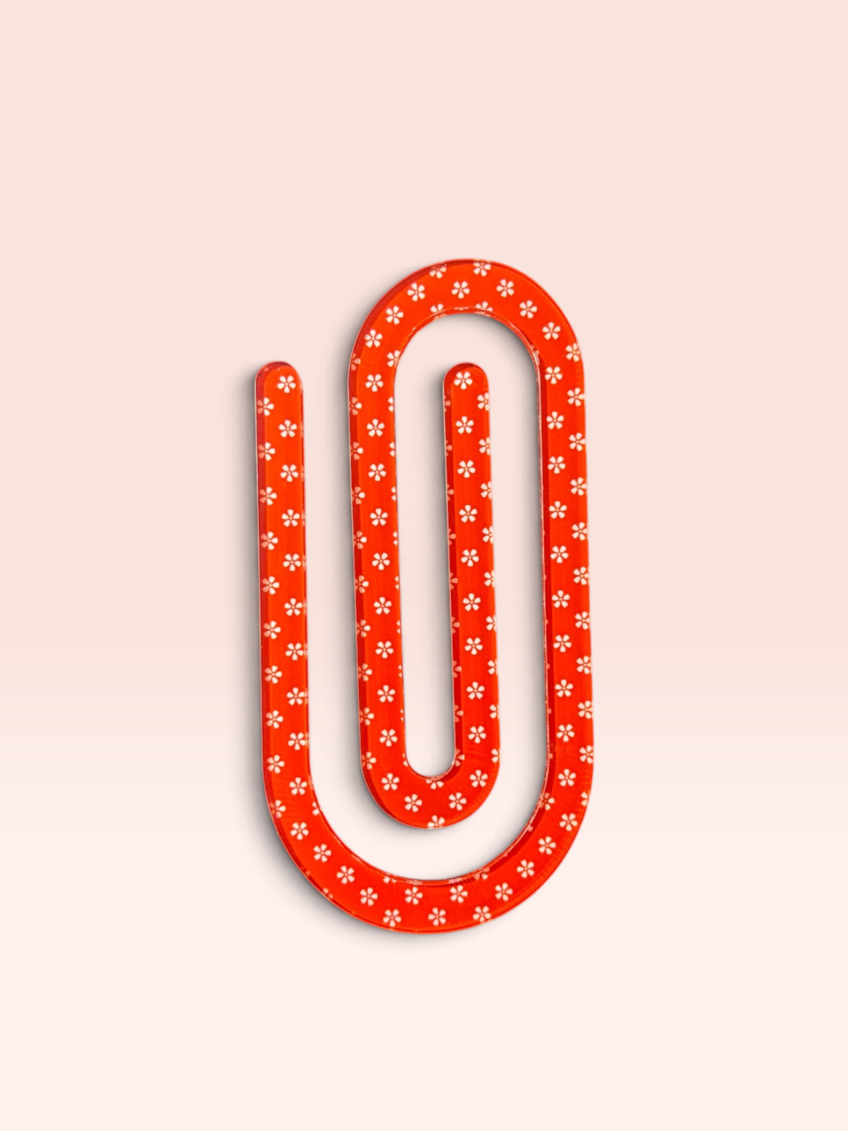 Jumbo Bookmark Red Flowers