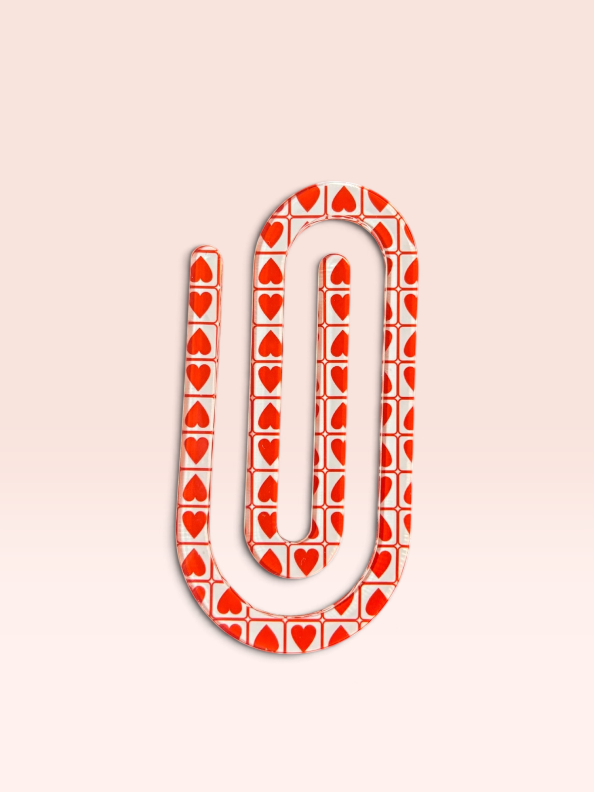 Jumbo Bookmark Hearts design